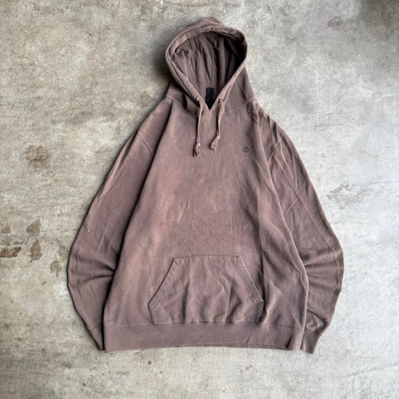 Element Men's Brown and Tan Hoodie